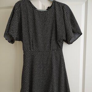 Vintage geometric patterned dress